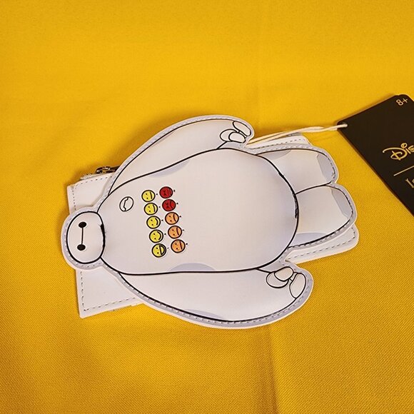 Loungefly Disney Big Hero 6 10th Anniversary Baymax Large Pain Scale Cardholder - Picture 7 of 9